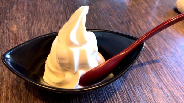 高田豆腐店の豆乳ソフトクリーム