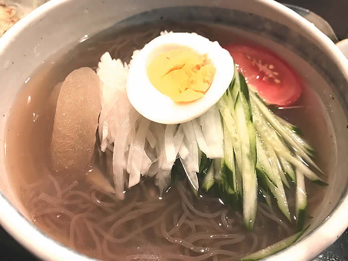 韓国の家ランチ・冷麺